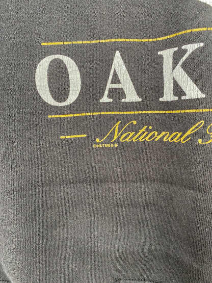 1996 OAKLAND RAIDERS Made in USA Size XL Vintage NFL Sweat-shirt / A6735