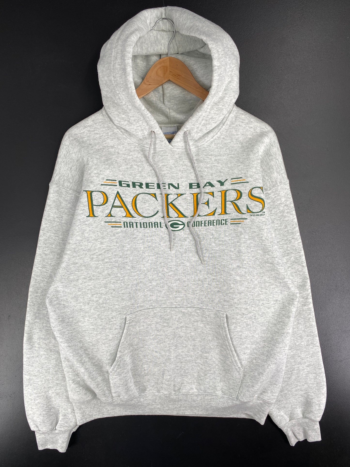 .1995 SALEM x GREEN BAY PACKERS Size L Vintage NFL Hoodie Sweat-shirt / E2138S
