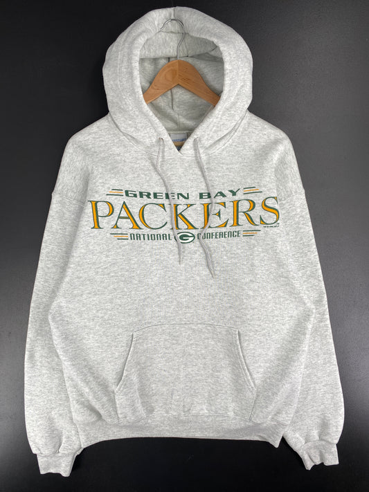 .1995 SALEM x GREEN BAY PACKERS Size L Vintage NFL Hoodie Sweat-shirt / E2138S