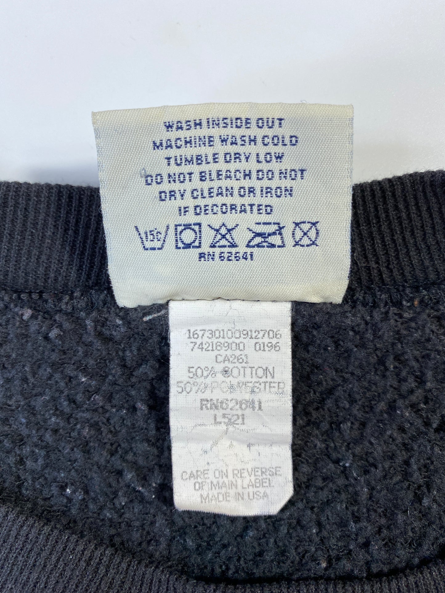 1996 OAKLAND RAIDERS Made in USA Size XL Vintage NFL Sweat-shirt / A6735