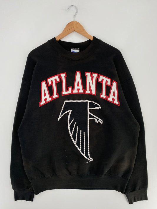 1997 ATLANTA FALCONS Made in USA Size XL Vintage NFL Sweat-Shirt / E2141S