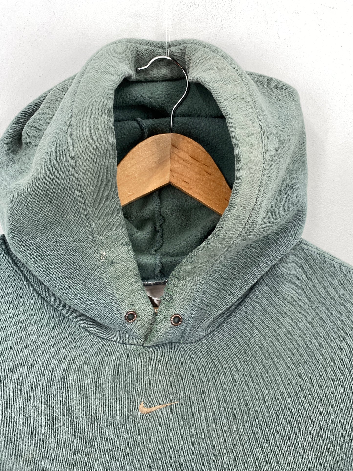 90's NIKE CENTER SWOOSH Size XL Vintage Hoodie Sweat-Shirt / A6779