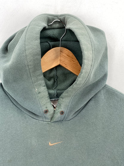 90's NIKE CENTER SWOOSH Size XL Vintage Hoodie Sweat-Shirt / A6779
