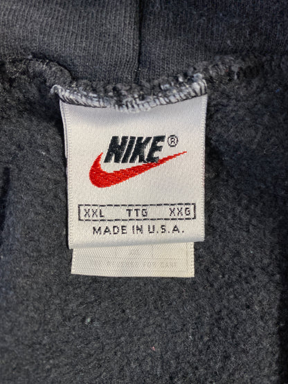 90's NIKE MINI SWOOSH Made in USA Size XXL Vintage Hoodie Sweat-Shirt / A6784