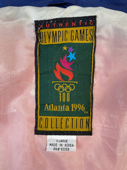 1996 DEADSTOCK ATLANTA OLYMPIC Size XL Vintage Nylon Jacket / A6954