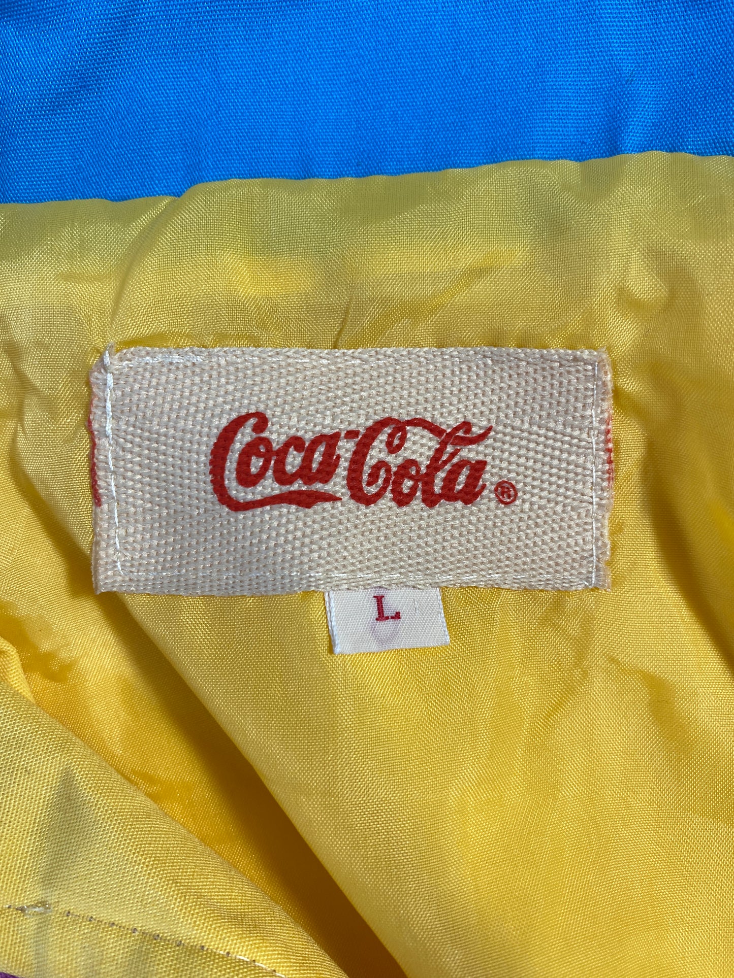 90's DEADSTOCK COCA COLA Size L Vintage Jacket / A6957