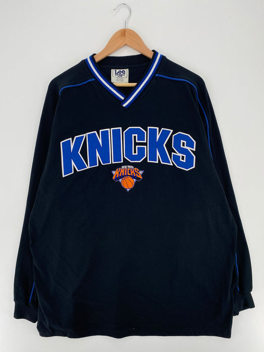 90's NEW YORK KNICKS Size XXL Vintage NBA Long Sleeves T-Shirts / A2914