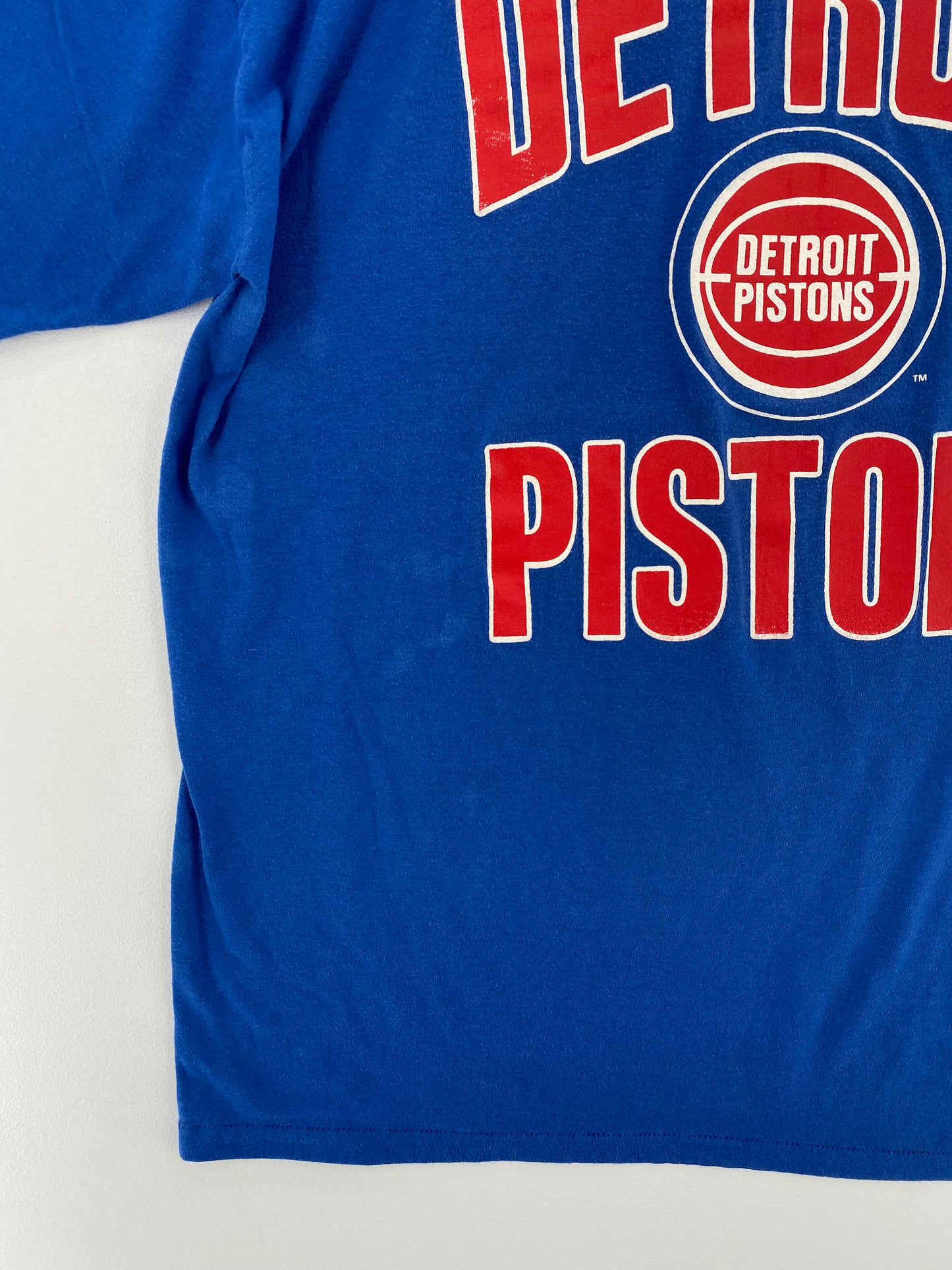 80’s DETROIT PISTONS Made in USA Size XL Vintage NBA T-Shirts / A2915