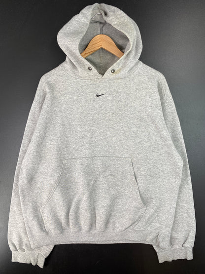 90's NIKE CENTER SWOOSH Made in USA Size L Vintage Hoodie Sweat-Shirt / A7002