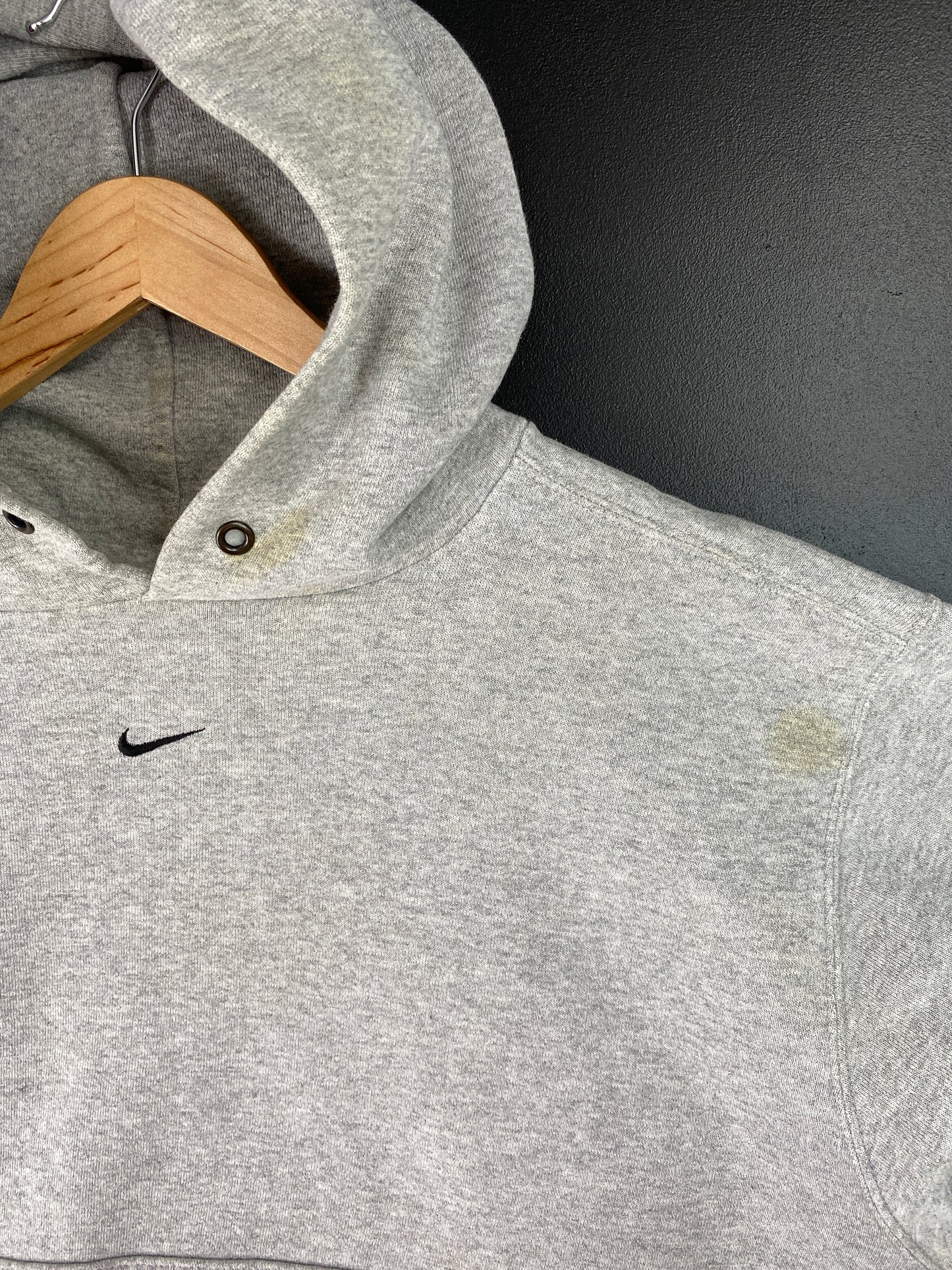 90's NIKE CENTER SWOOSH Made in USA Size L Vintage Hoodie Sweat-Shirt / A7002