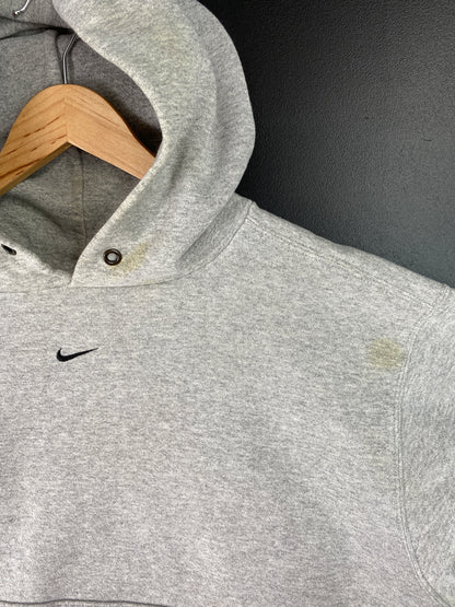 90's NIKE CENTER SWOOSH Made in USA Size L Vintage Hoodie Sweat-Shirt / A7002