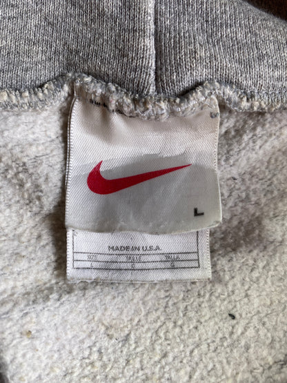 90's NIKE CENTER SWOOSH Made in USA Size L Vintage Hoodie Sweat-Shirt / A7002