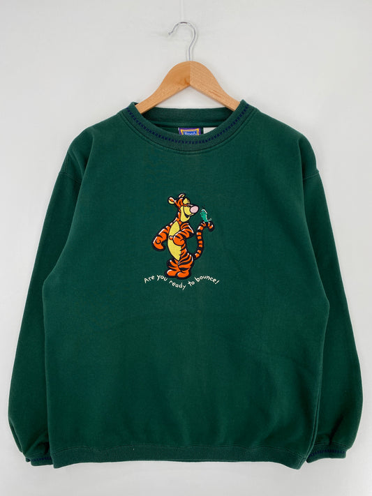 00' DISNEY TIGGER Size L Vintage Sweat-shirt / E2884S