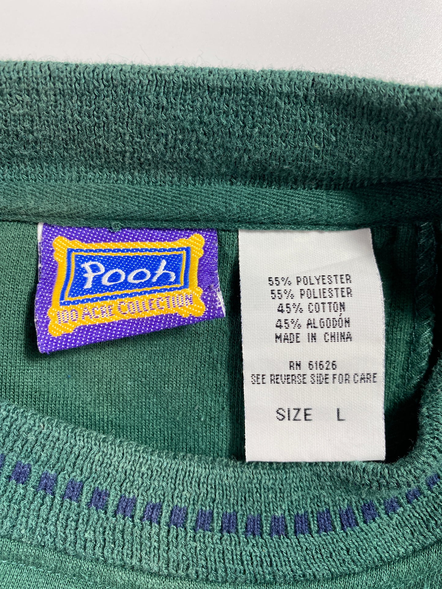 00' DISNEY TIGGER Size L Vintage Sweat-shirt / E2884S
