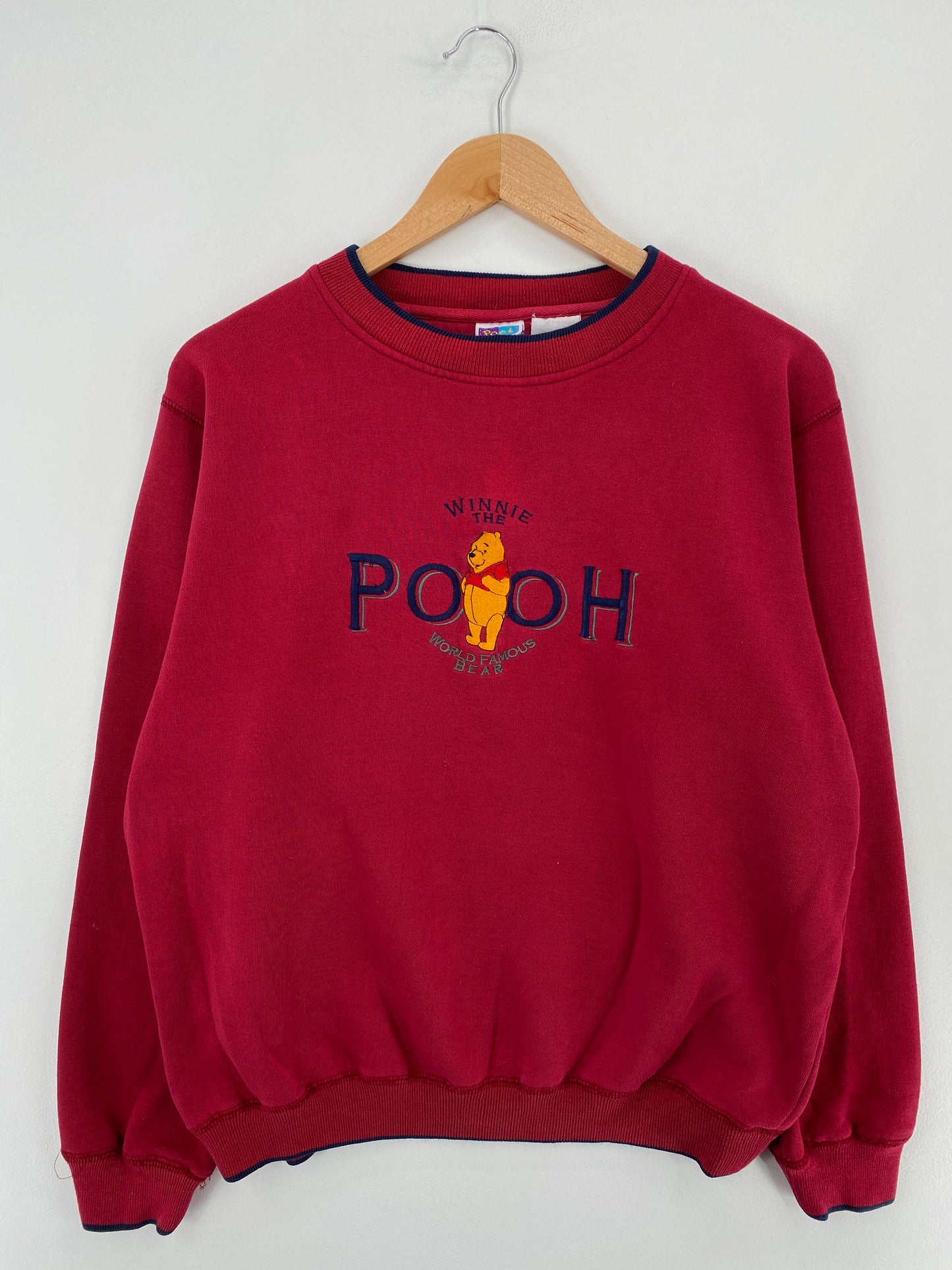 00' DISNEY WINNIE THE POOH Size L Vintage Sweat-shirt / E2888S