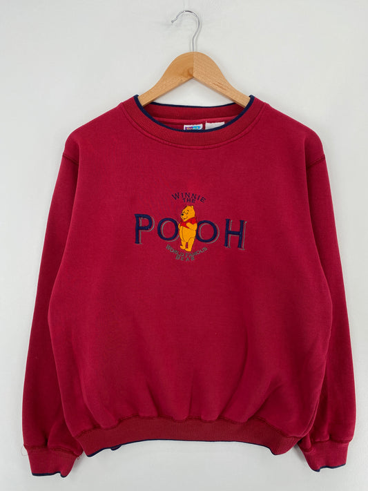 00' DISNEY WINNIE THE POOH Size L Vintage Sweat-shirt / E2888S