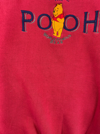 00' DISNEY WINNIE THE POOH Size L Vintage Sweat-shirt / E2888S