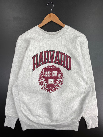 90's HARVARD Size No Tag (Approx.M) Vintage College Sweat-Shirt / E2961S