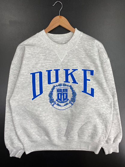 90's DUKE Made in USA Size M Vintage College Sweat-Shirt / A2929