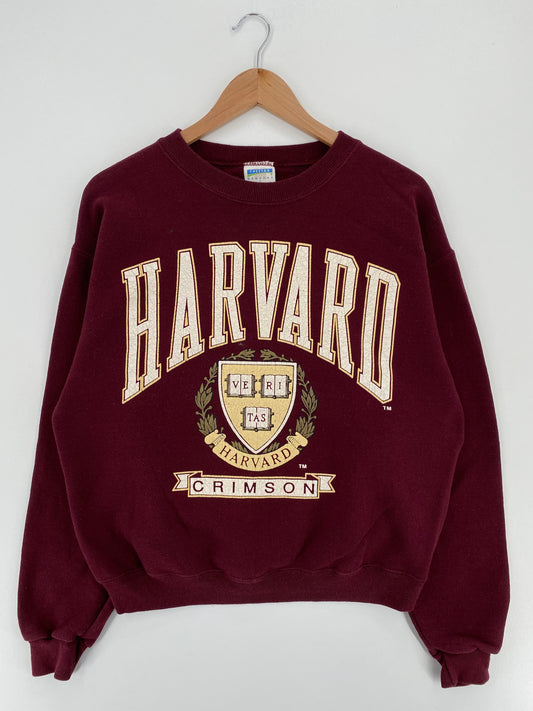 90's HARVARD Made in USA Size L Vintage College Sweat-Shirt / A2930