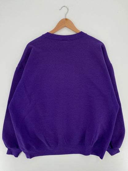 90's KANSAS STATE Made in USA Size XXL Vintage College Sweat-Shirt / A2931