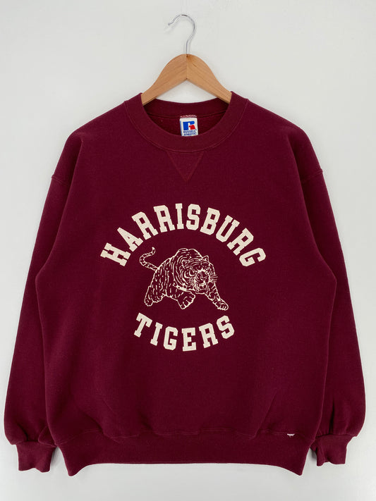 90's HARRISBURG TIGER Made in USA Size XL Vintage College Sweat-Shirt / A2934