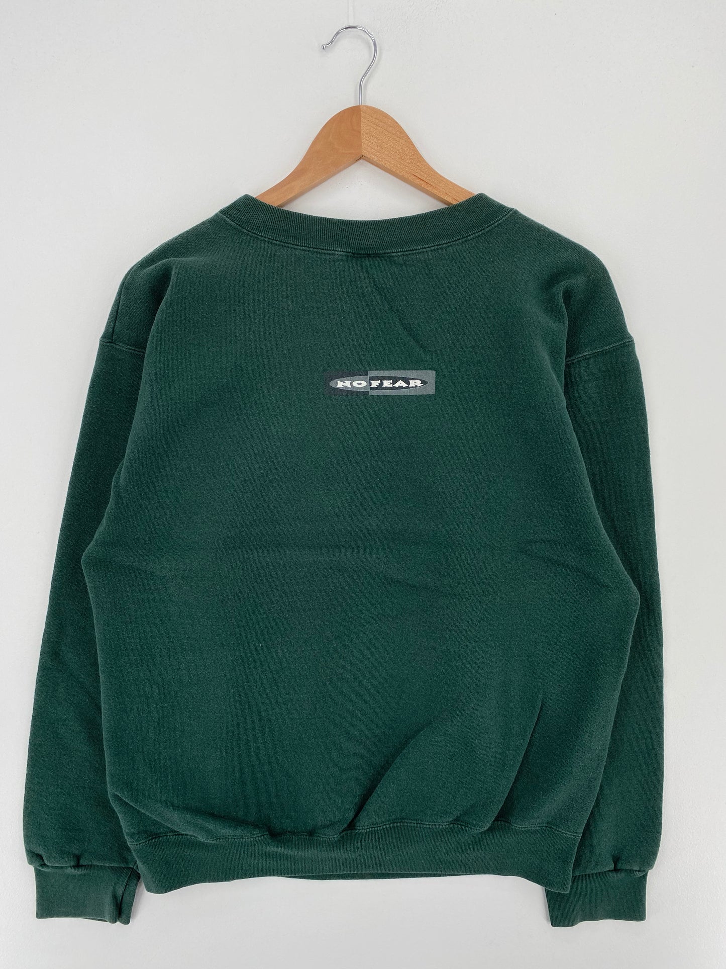 90's NO FEAR Made in USA Size M Vintage Sweat-shirt / A3021