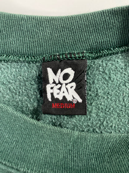 90's NO FEAR Made in USA Size M Vintage Sweat-shirt / A3021