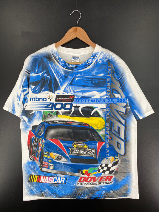 2005 NASCAR DOVER INTERNATIONAL SPEEDWAY Size L Vintage Racing T-Shirt / A3044