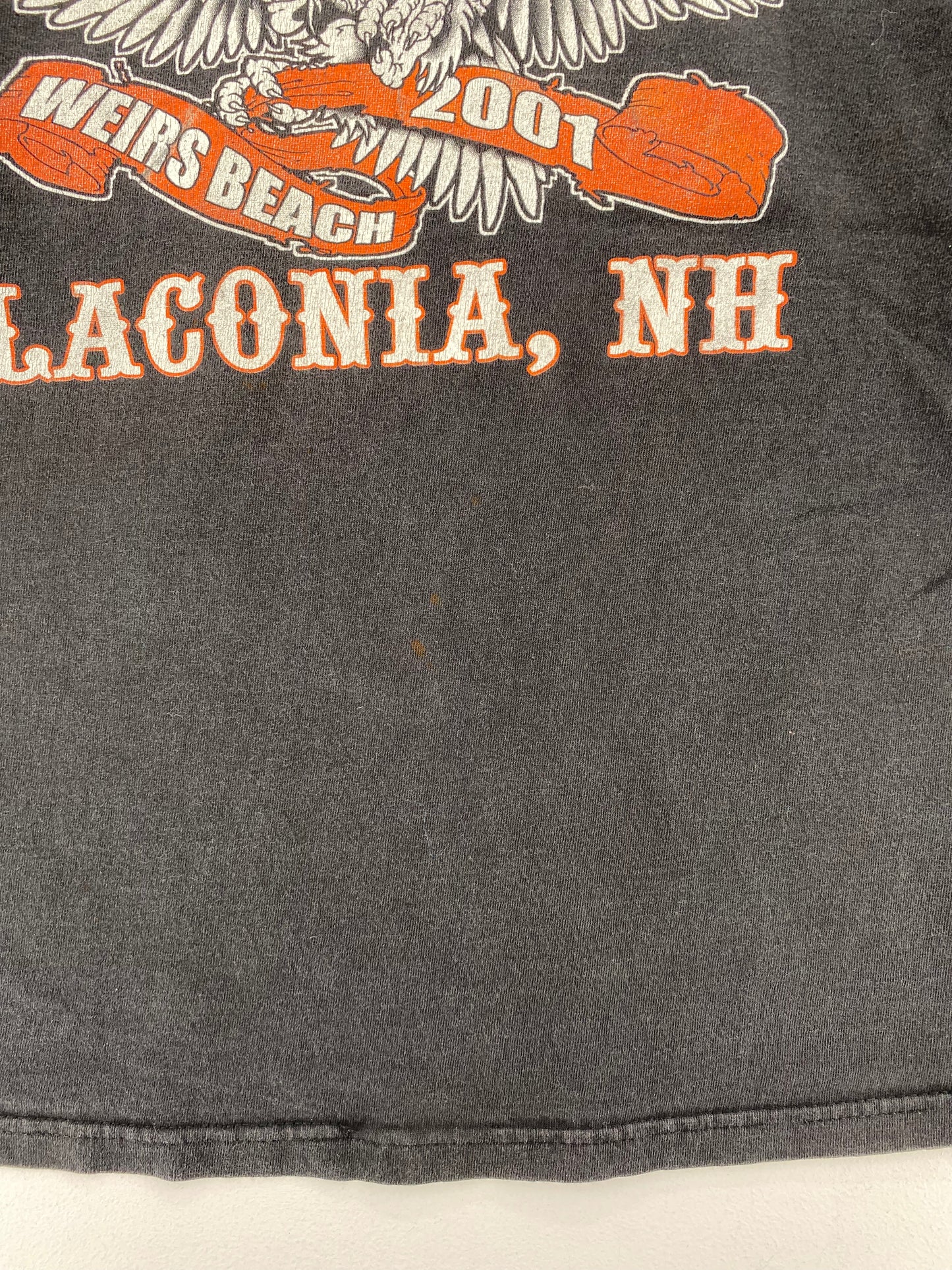 2001 RALLY AND RACES Size L Vintage T-Shirt / A3048