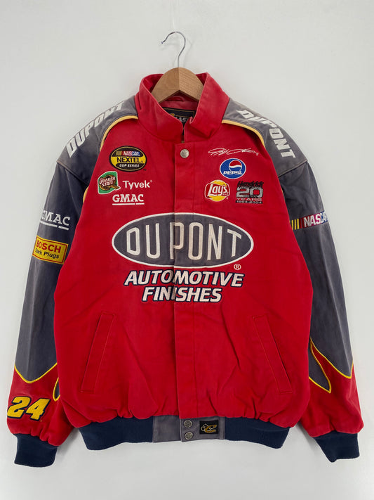 Vintage NASCAR JEFF GORDON x DU PONT Size M Racing Jacket / A3062