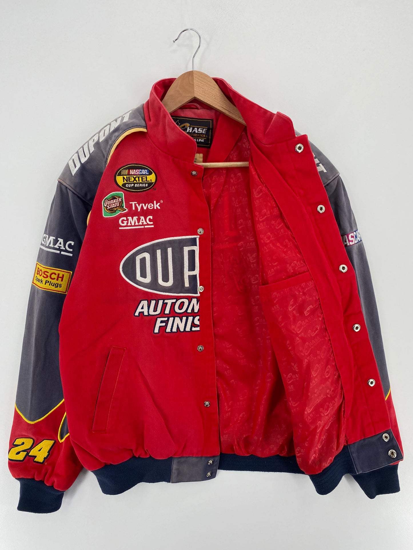 Vintage NASCAR JEFF GORDON x DU PONT Size M Racing Jacket / A3062