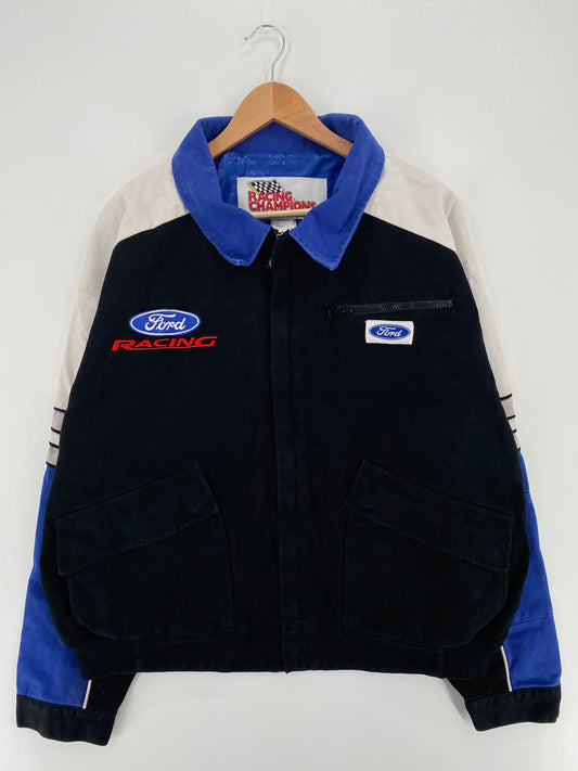 Vintage FORD RACING Size XL Racing Jacket / A3065