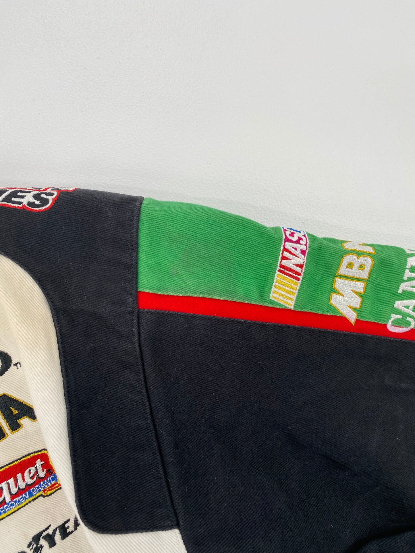 Vintage NASCAR BOBBY LABONTE x INTERSTATE BATTERIES Size M Racing Jacket / A3067