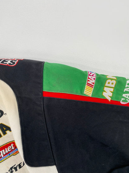Vintage NASCAR BOBBY LABONTE x INTERSTATE BATTERIES Size M Racing Jacket / A3067
