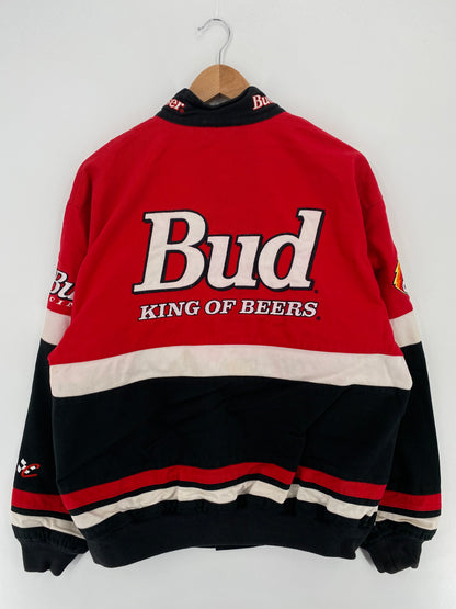 Vintage NASCAR DALE EARNHARDT JR x BUD WEISER Size M Racing Jacket / A3068