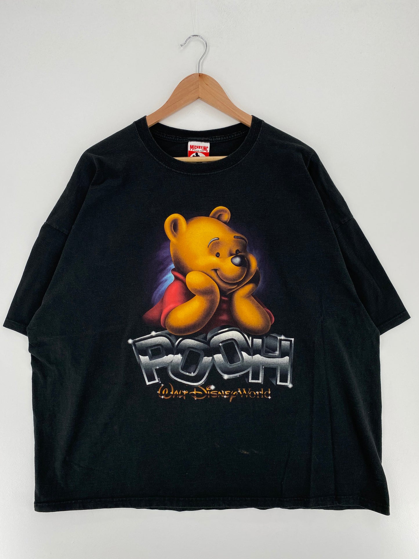 90's DISNEY WINNIE THE POOH Size No Tag (Approx.XXL) Vintage T-Shirt / E3849T