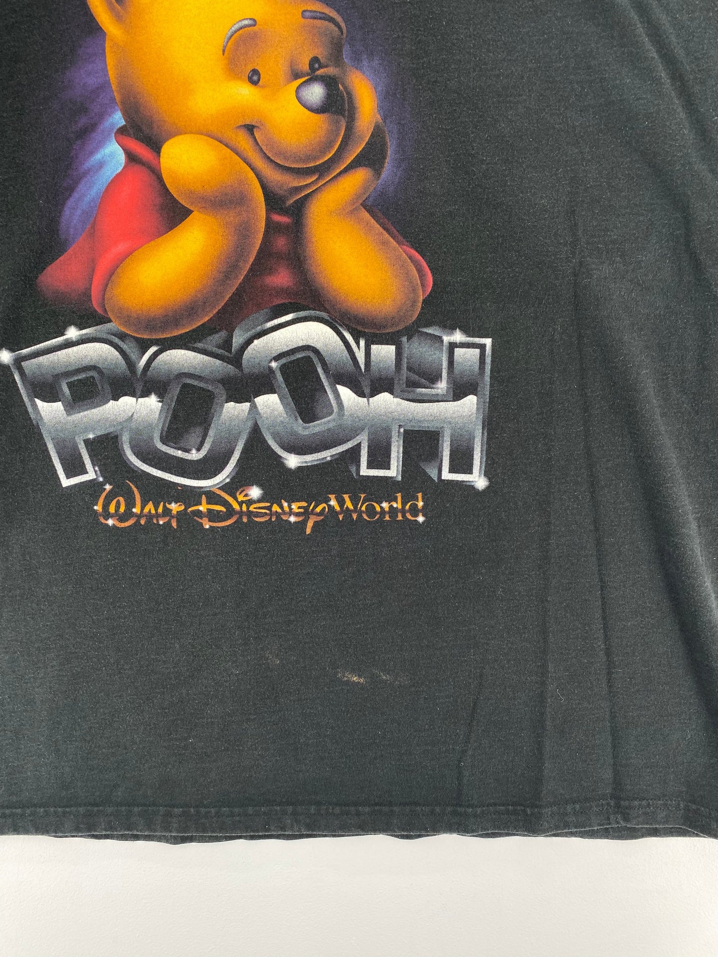 90's DISNEY WINNIE THE POOH Size No Tag (Approx.XXL) Vintage T-Shirt / E3849T