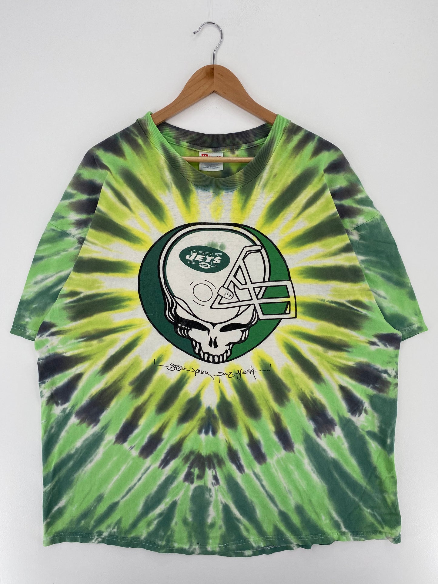 1998 NEW YORK JETS Size XXL Vintage NFL T-Shirt / A3084