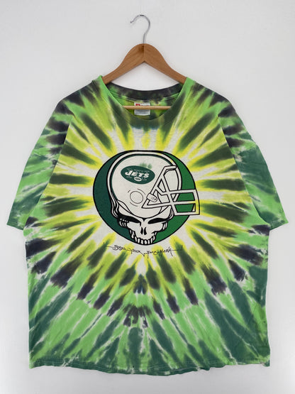 1998 NEW YORK JETS Size XXL Vintage NFL T-Shirt / A3084
