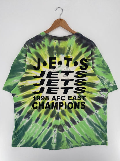 1998 NEW YORK JETS Size XXL Vintage NFL T-Shirt / A3084