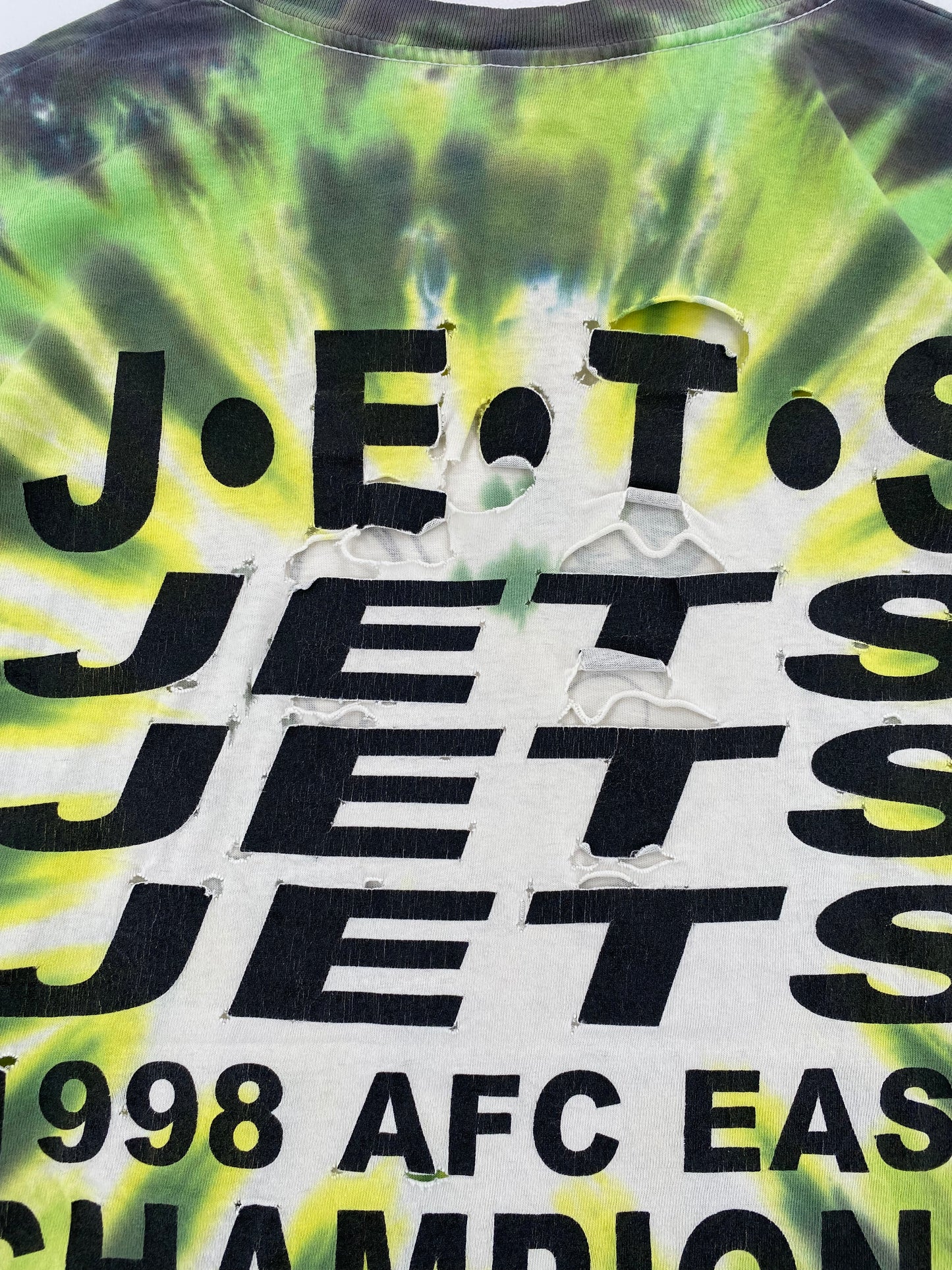 1998 NEW YORK JETS Size XXL Vintage NFL T-Shirt / A3084