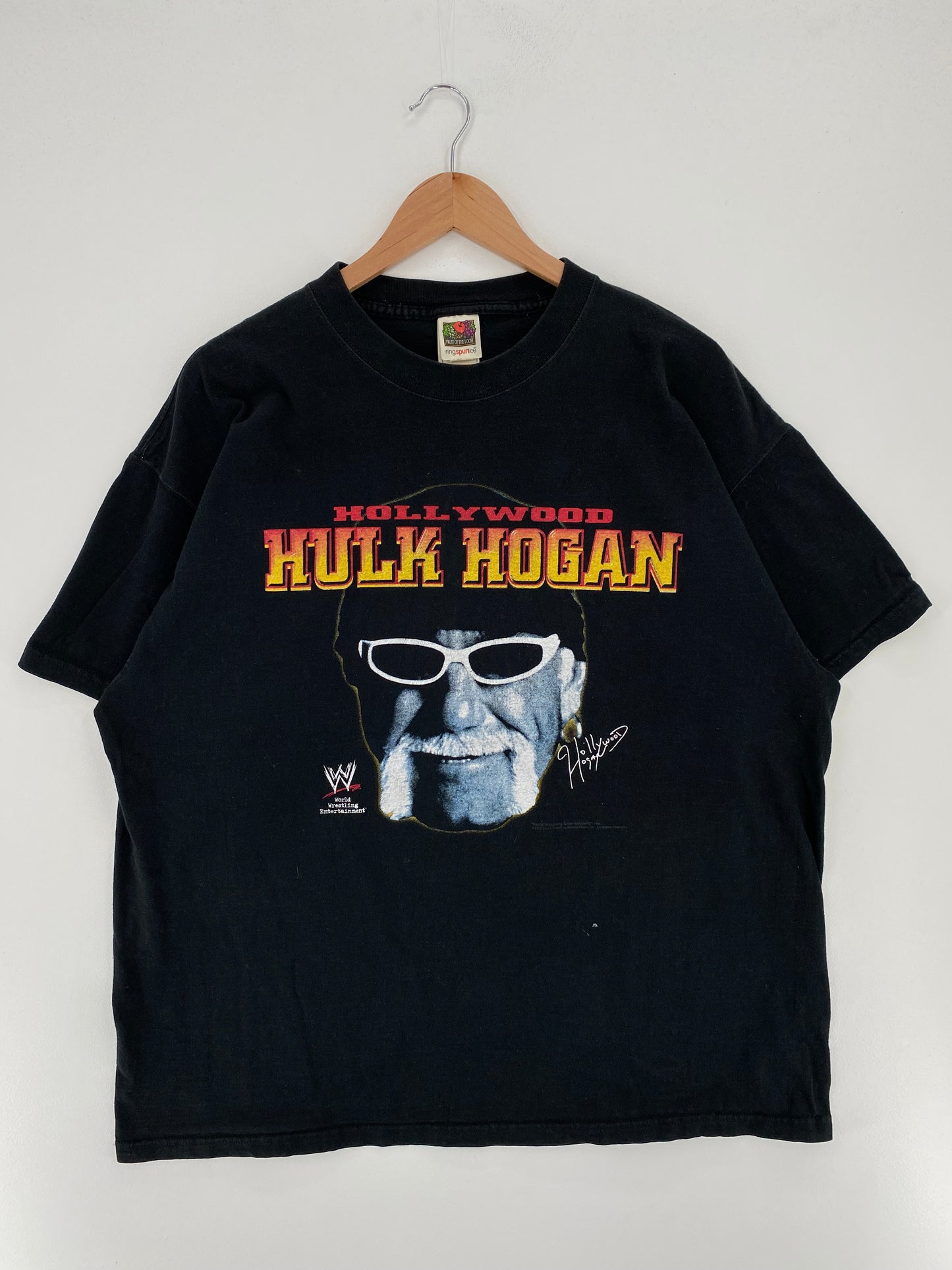 2002 HULK HOGAN Size XXL Vintage WWE T-Shirt / A3086