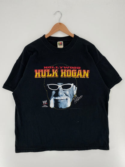 2002 HULK HOGAN Size XXL Vintage WWE T-Shirt / A3086