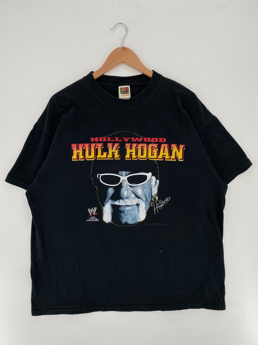 2002 HULK HOGAN Size XXL Vintage WWE T-Shirt / A3086