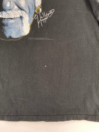 2002 HULK HOGAN Size XXL Vintage WWE T-Shirt / A3086