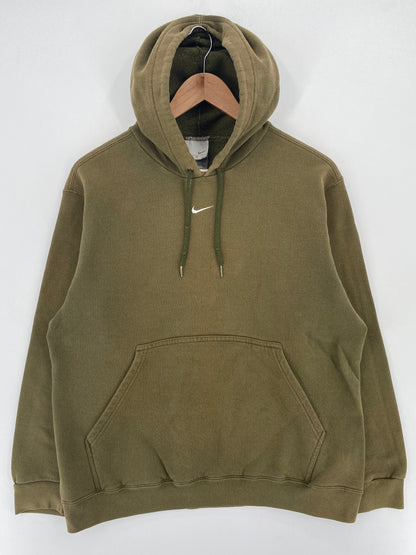 00' NIKE CENTER SWOOSH Size M Vintage Hoodie Sweat-shirt / A3090