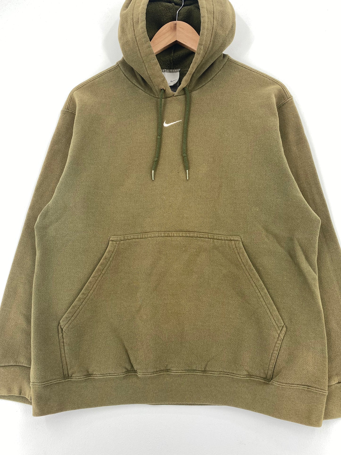 00' NIKE CENTER SWOOSH Size M Vintage Hoodie Sweat-shirt / A3090