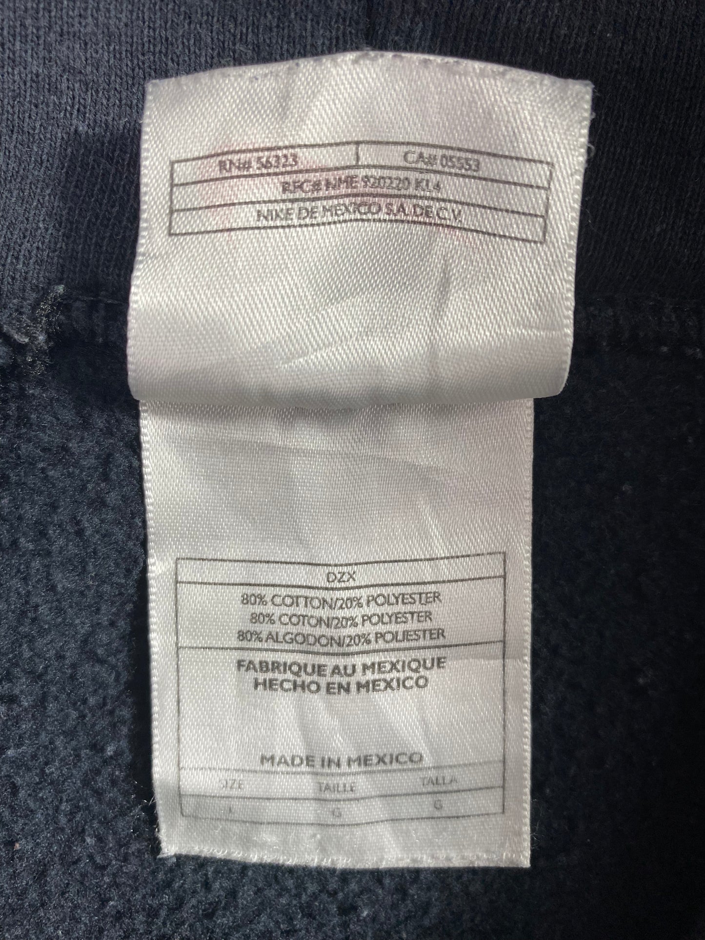 90's NIKE CENTER SWOOSH Size L Vintage Hoodie Sweat-shirt / A3091