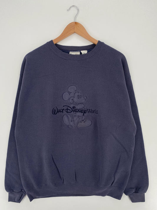 .00' DISNEY MICKEY Made in USA Size L Vintage Sweat-shirt / E2364S